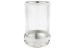 Gümüş Cam Mumluk 16x26cm