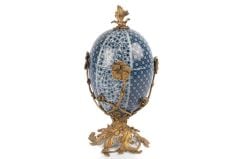 Blue Blanc Porselen Obje 20x36cm