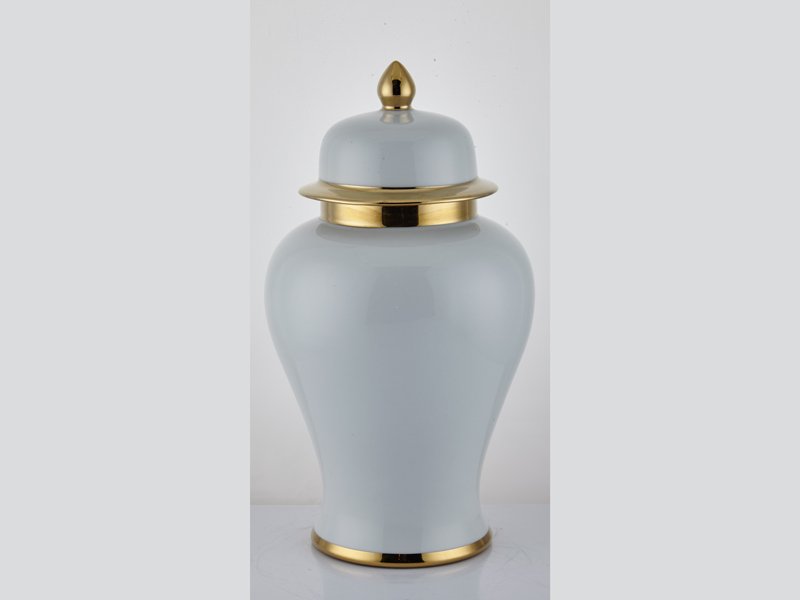 Beyaz Gold Buyuk Kup 24x24x47 cm