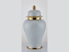 Beyaz Gold Buyuk Kup 24x24x47 cm