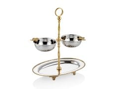 Black Pearl Kelebekli Altı Yuvarlak 2li Sunum