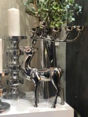 Metal Geyikli Mumluk