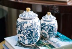 Blue Blanc Bal Küp 20cm