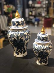 Blue Blanc Şah Küp 25cm