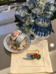 Mavi Fincan Desenli Kokteyl Peçete