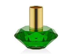 Fınnes Yeşil Gold Mumluk 8X8X7.5 cm