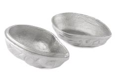 Gümüş Ceviz Dekor Obje 16x11x11cm