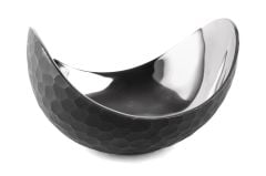 Siyah Gümüş Dekoratif Kase 29x23x19cm