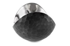 Siyah Gümüş Dekoratif Kase 29x23x19cm