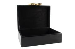 Siyah Gold Cam Takı Kutusu 21x11x8cm