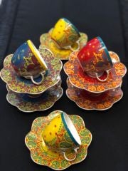 Frances Bone 6lı Kahve Fincan seti