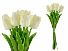 10LU Lale Beyaz 30 CM