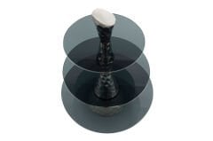 3Katlı Gümüş Servis 30x40cm