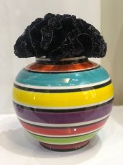 Mercan Kapak Tonbul Şah Küp 20x28 cm