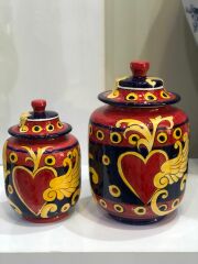 Desenli Bal Küp Sicilya Desen 20 cm.