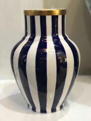 Pijama Desenli Vazo Kobalt 30 cm