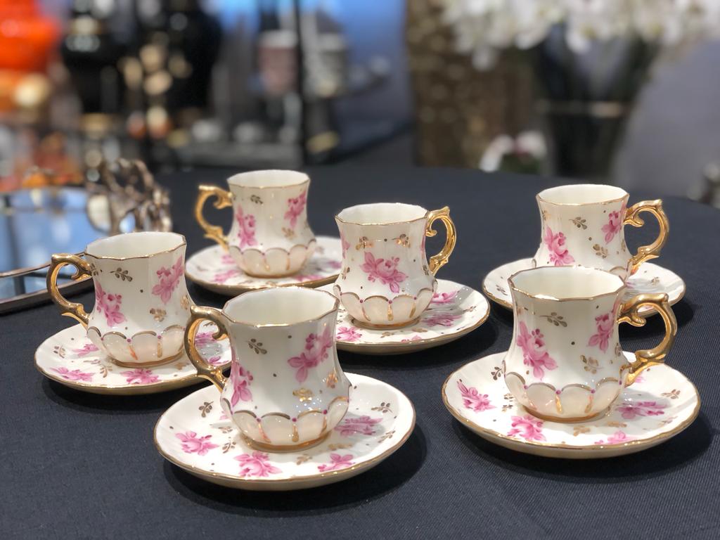 Bahar 6lı kahve Fincanı Seti