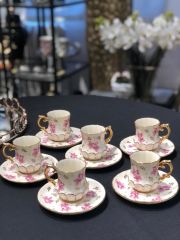 Bahar 6lı kahve Fincanı Seti