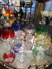 Bahar 6LI Kristal Kahve Yanı Bardağı