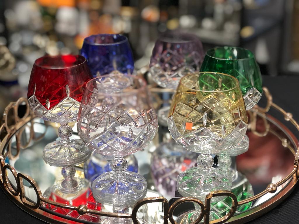 Bahar 6LI Kristal Kahve Yanı Bardağı