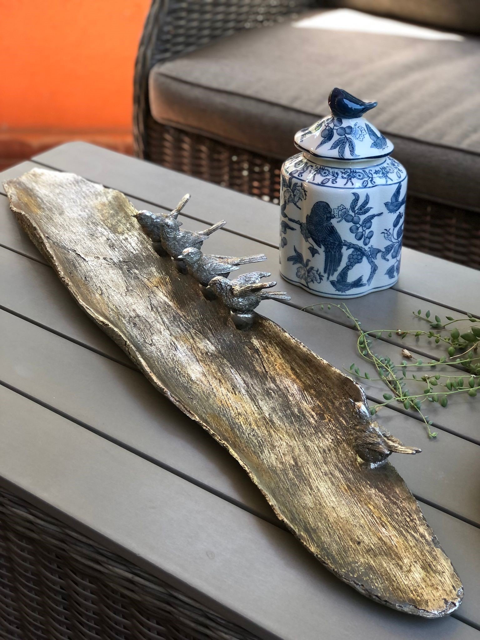 Kuşlu Dekoratif Tabak