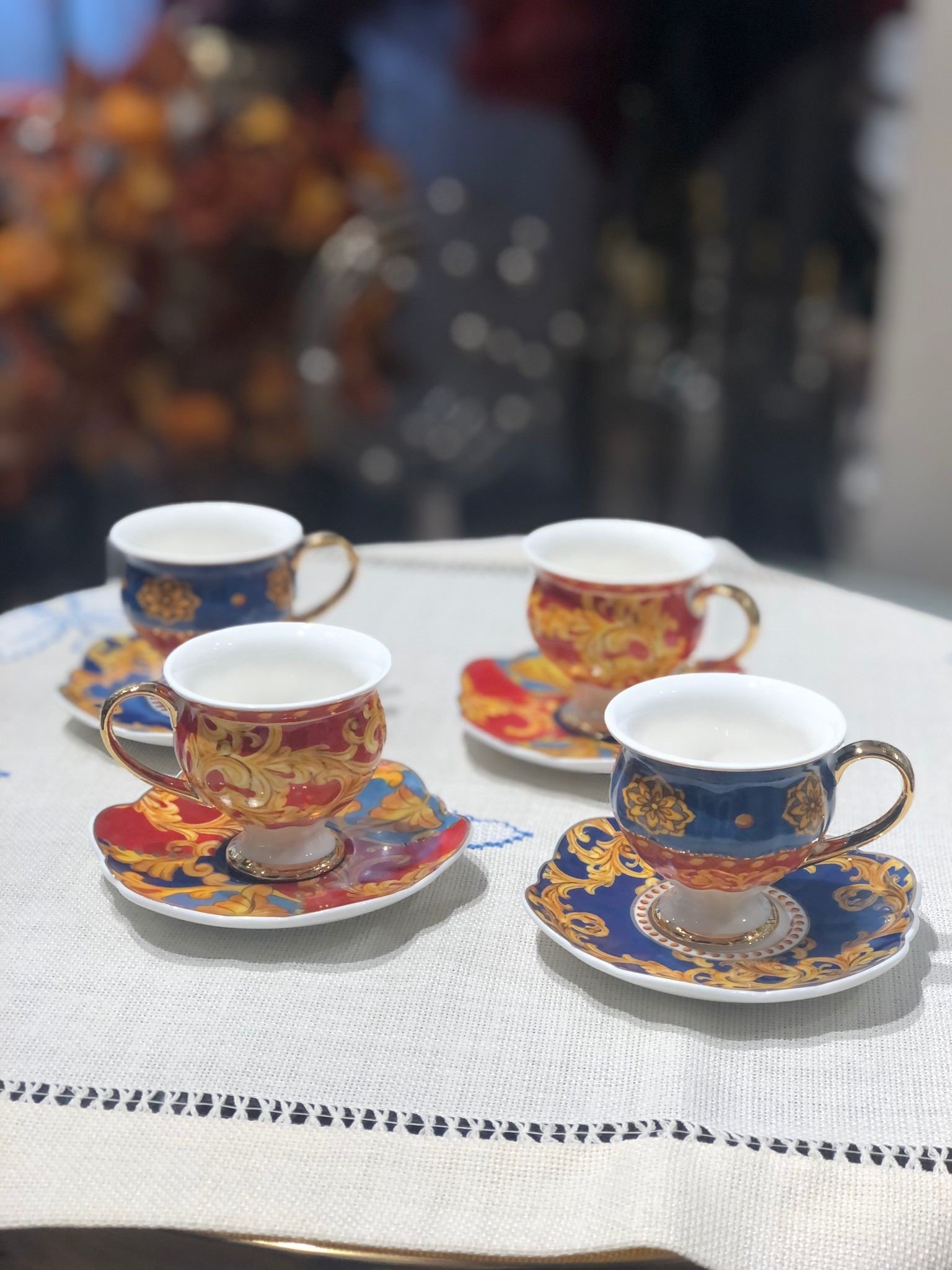 Clarissa Bone 4lü Kahve Fincan Seti