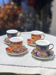 Clarissa Bone 4lü Kahve Fincan Seti