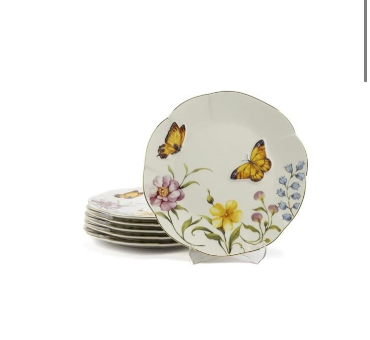 Mariposa 6lı Pasta Tabağı 21cm