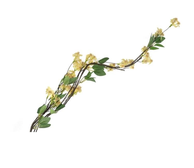 Bahar Dalı Sarı Yapay Çiçek 105cm