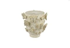 Krem Gold Butterfly Vazo 25x25cm