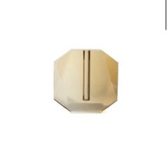 Kristal Amber Vazo 16x16cm