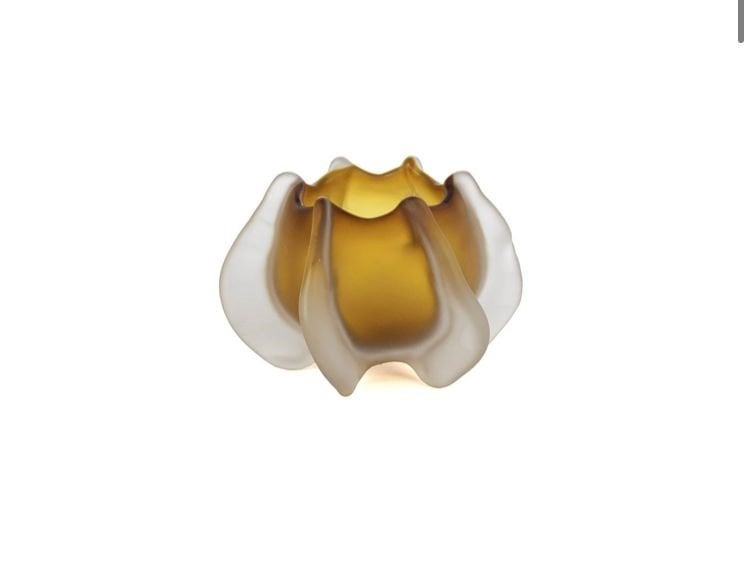 Amber Lotus Cam Vazo 20x16cm