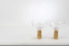 Gold Simli 4lü Cam Dondurmalık