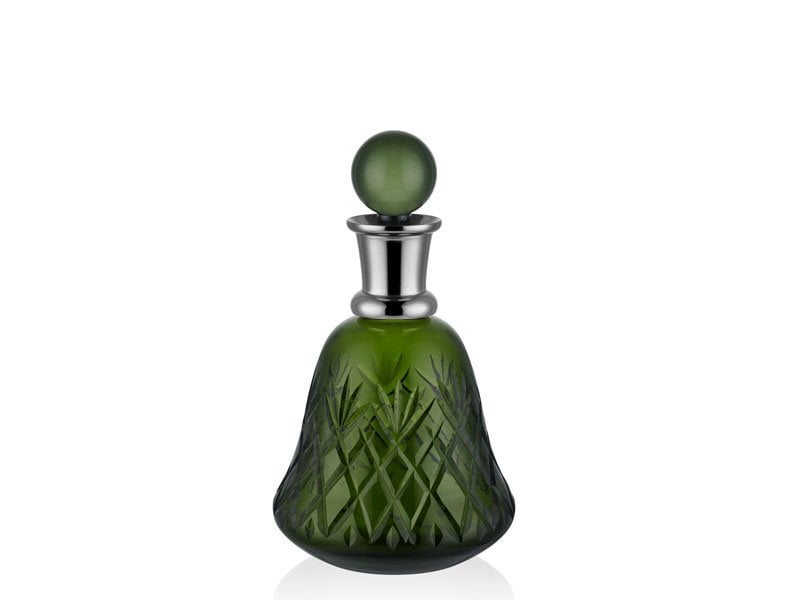 BELL SHAPE LIGHT GREEN BOTTLE 13X25 CM