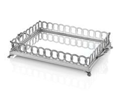 HALATLI KARE JARDENYER GUMUS RENK